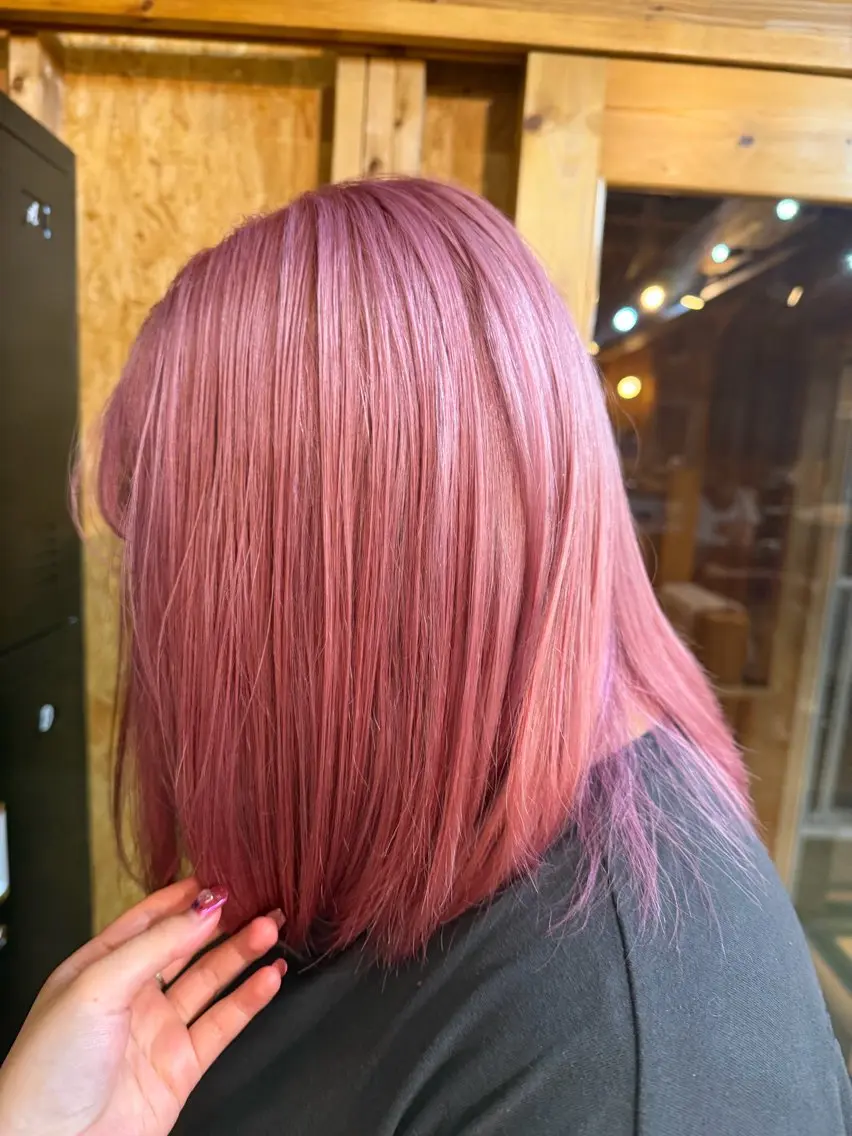 カラー ピンクカラー ヘアカラー ダブルカラーモデ ル募集中/もえのヘアスタイル