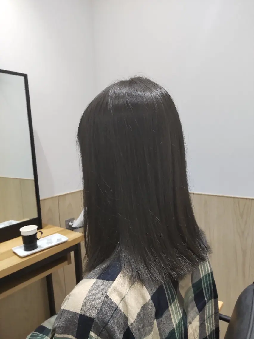 似合わせカット+縮毛矯正+クイックトリートメントの写真