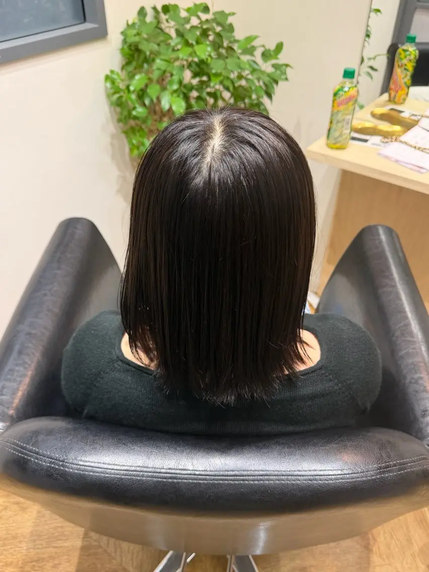 ミディアム ヘアカラー いたがき ひであきのヘアスタイル