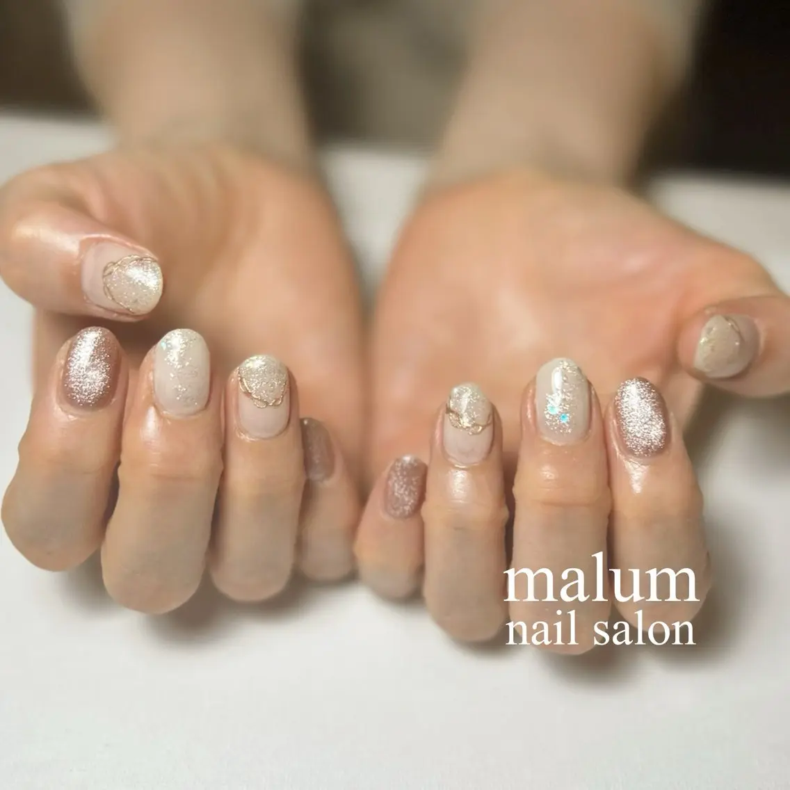 ネイル ハンドネイル malum nailのネイルデザイン