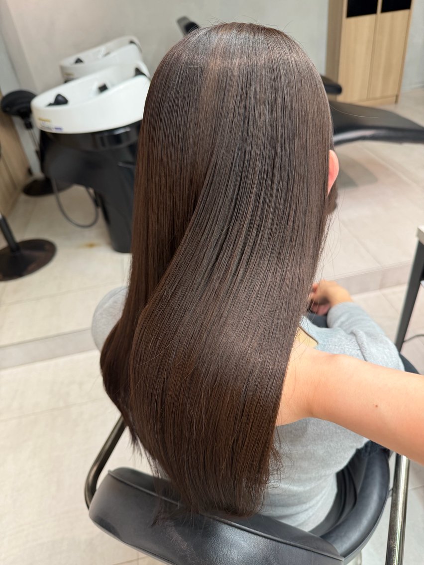 ロング ヘアカラー トリートメント カサイ ミユのヘアスタイル
