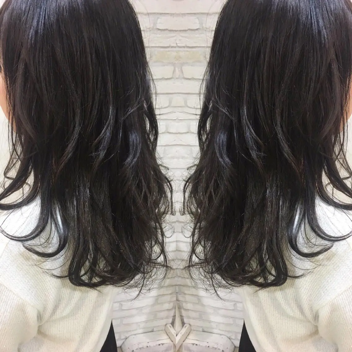 ロング カラー 平内 賢人のヘアスタイル