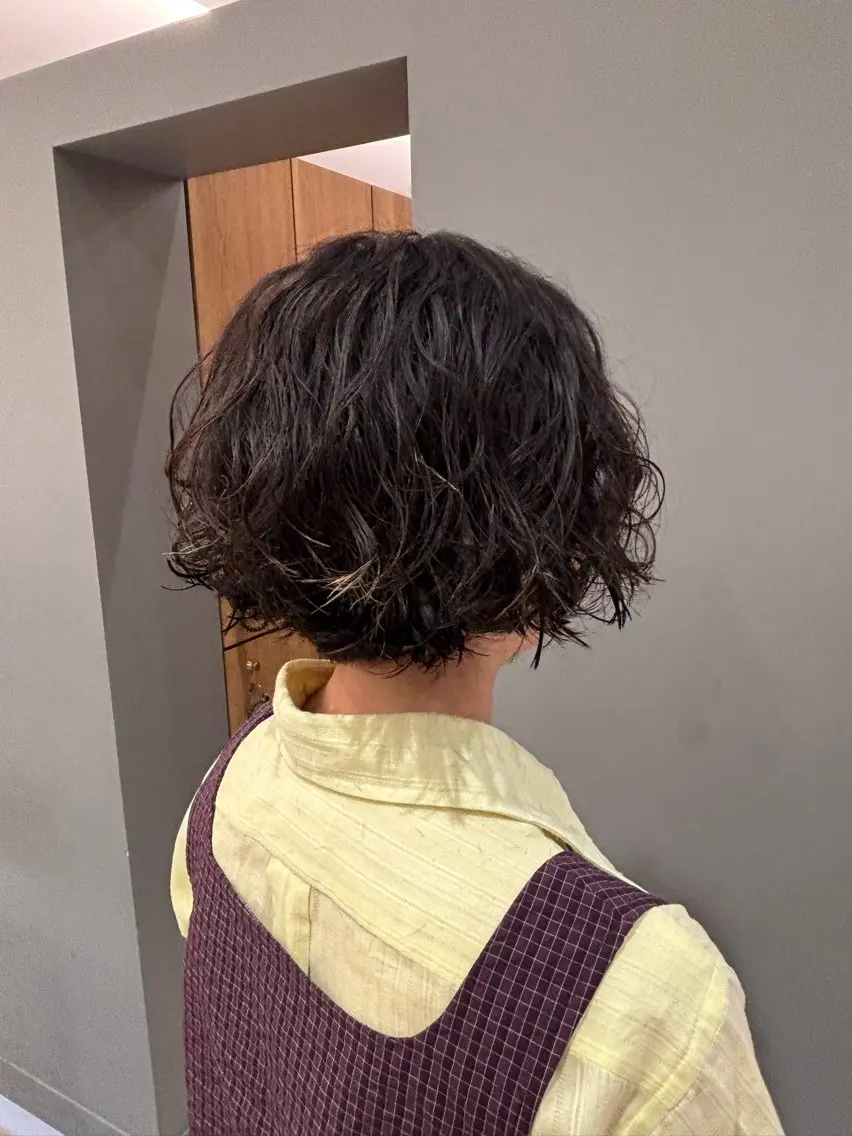 🎀イメチェン❣️似合わせコールドパーマ+カット🎀の写真