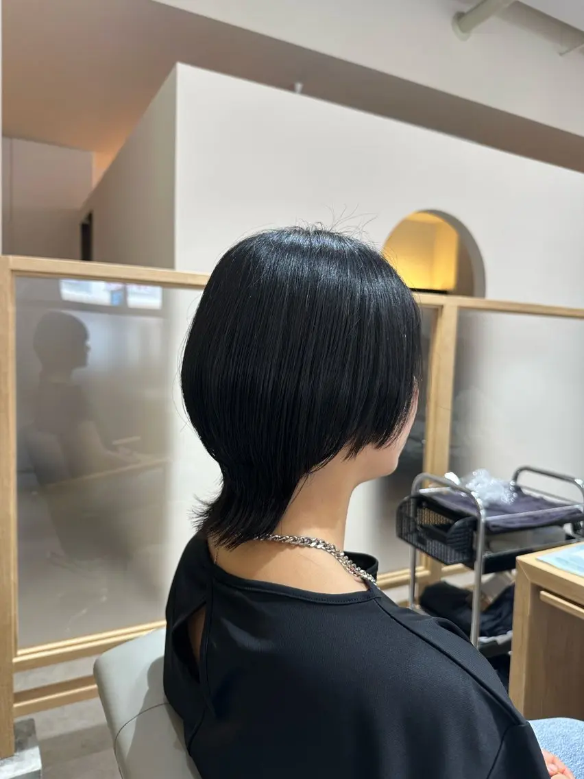 ショート ショートヘア ウルフカット カット トリートメント カットモデル募集中 🌟/田中 桜風のヘアスタイル