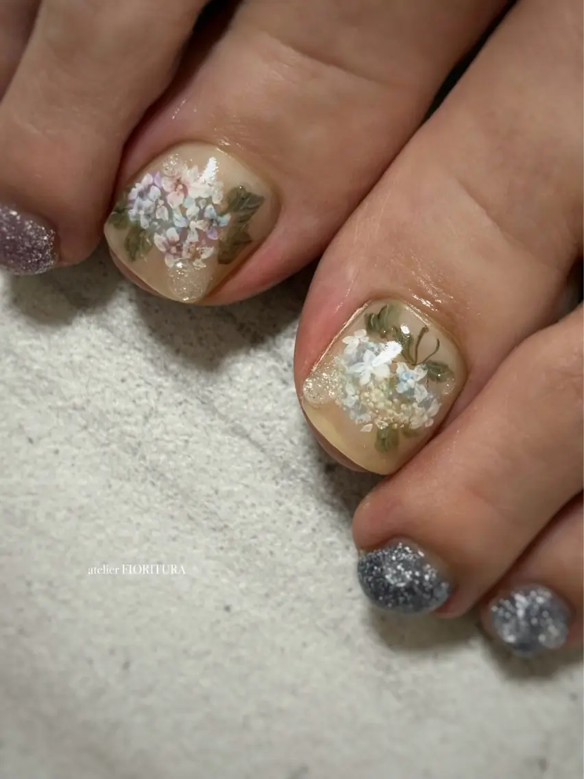 ネイル フットネイル FIORITURA Maikoのネイルデザイン