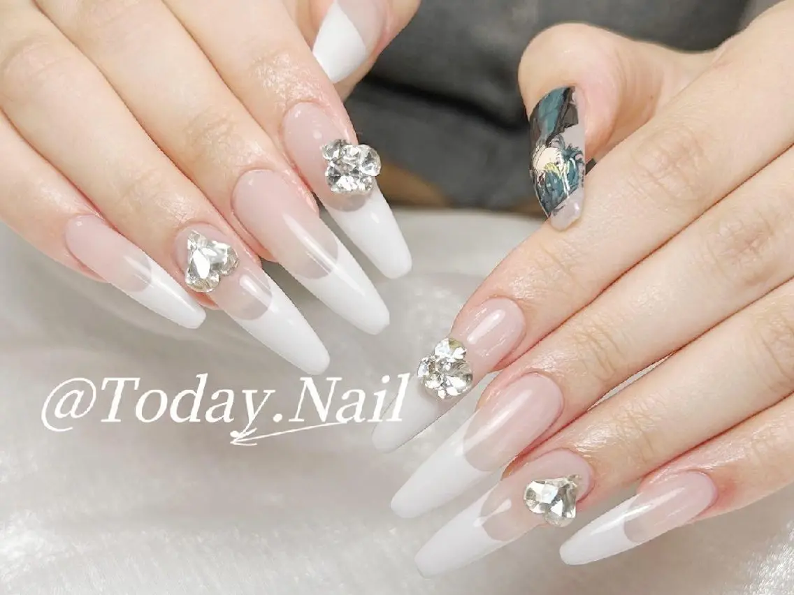 ネイル ハンドネイル ラン 花花．nailのネイルデザイン