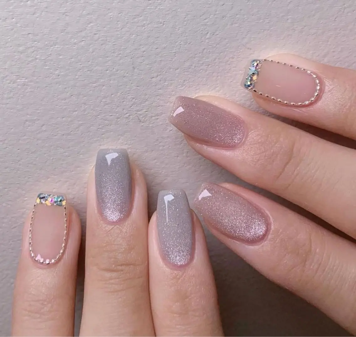 ネイル 韓国ネイル ワンホンネイル Kawaii _Nailのネイルデザイン