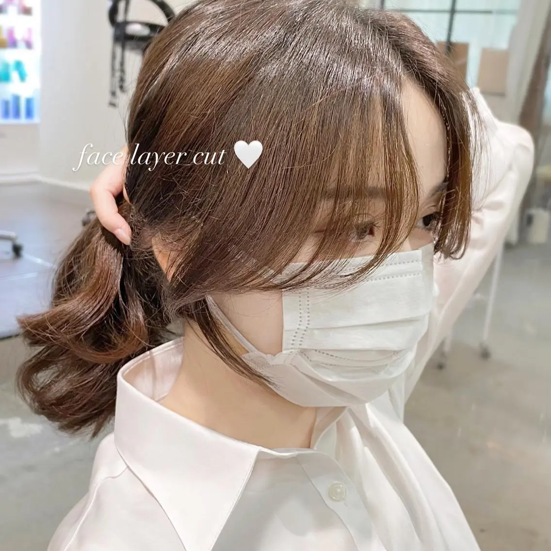 セミロング カラー ヨシンモリ 韓国風ヘア 韓国/レイヤーカット NOISM天王寺のその他イメージ