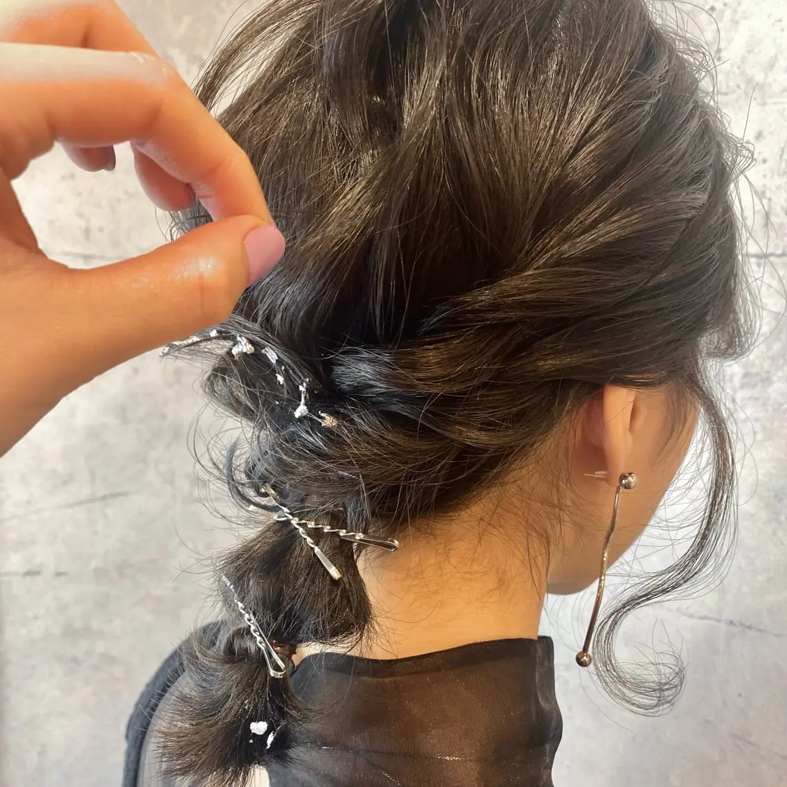 ショート ヘアアレンジ chameleon✨ 🦎小林 美空のマツエク・マツパデザイン