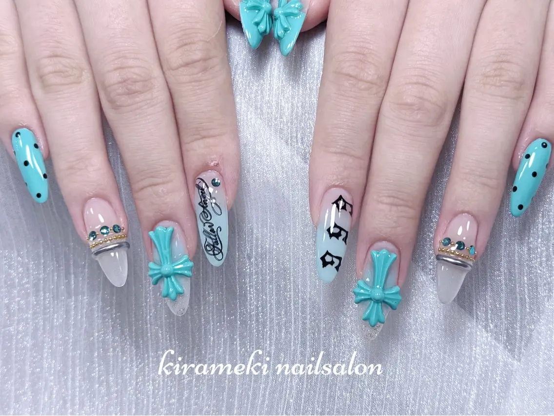 ロング ハンドネイル kirameki nail salonのネイルデザイン