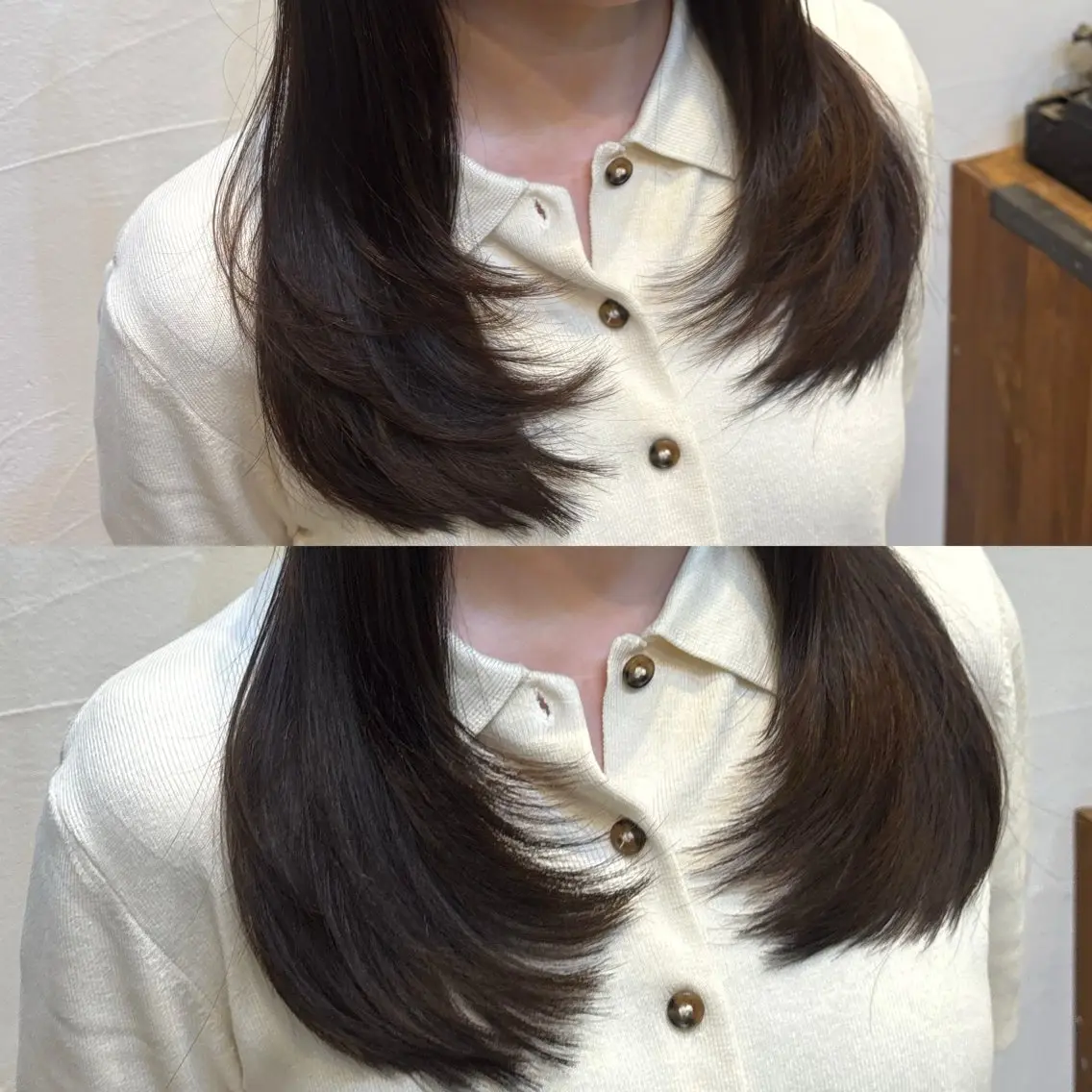 ロング ロングレイヤー ／米澤凌華のヘアスタイル