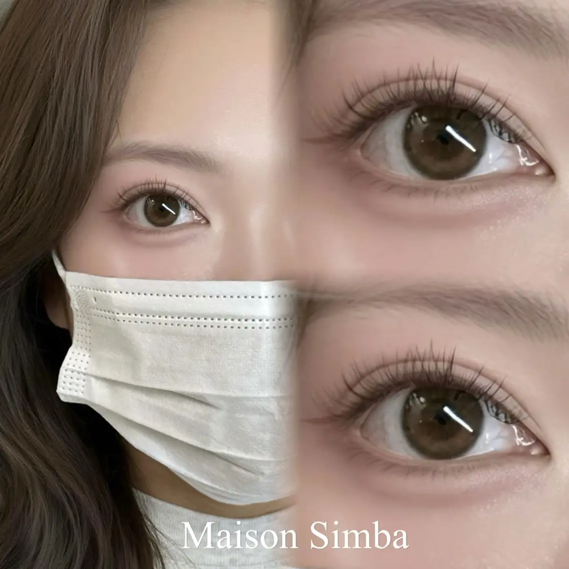 マツエク・マツパ フラットラッシュ 🎀Maison Simba🎀のマツエク・マツパデザイン