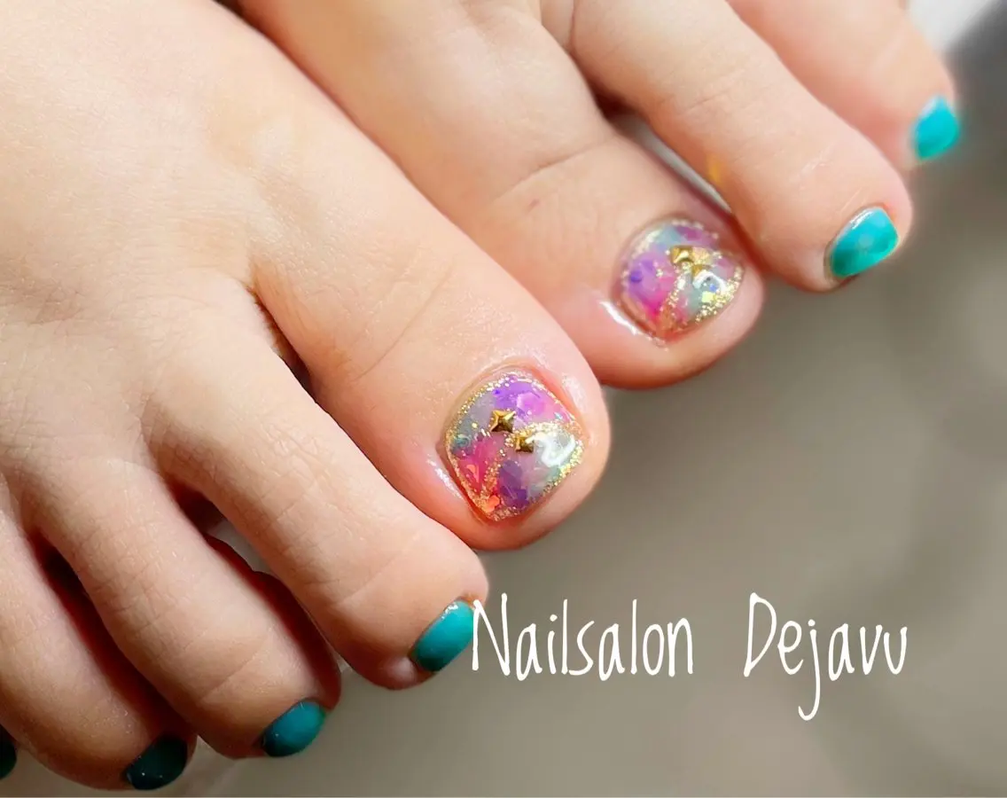 ネイル フットネイル ハンドネイル Nailsalon Dejavuのネイルデザイン
