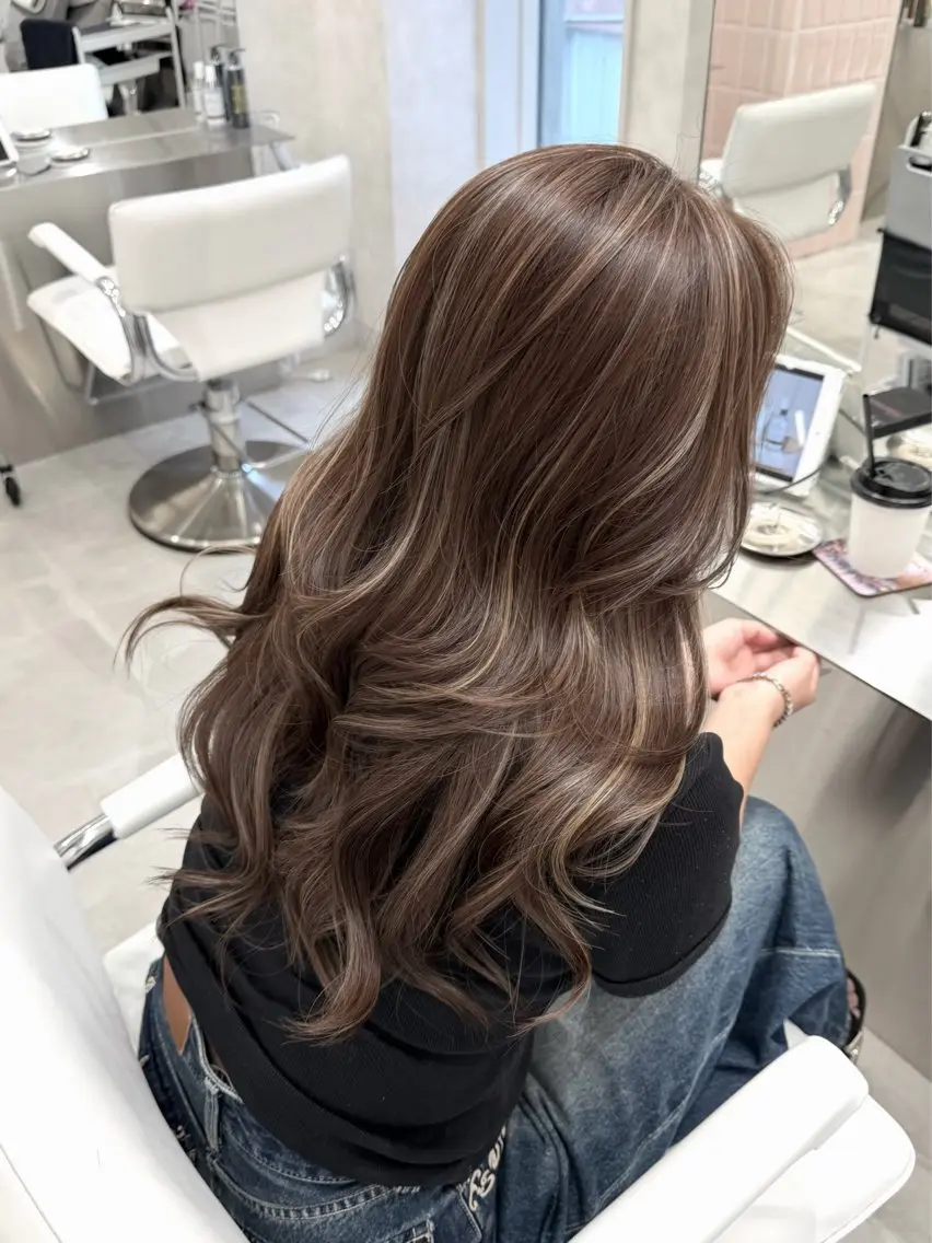 ロング カラー ハイライトカラー 外国人風カラー ハイライト レイヤーカット ヘアカラー ✨ハイライト/海外 ヘア/Ryoto✨のヘアスタイル
