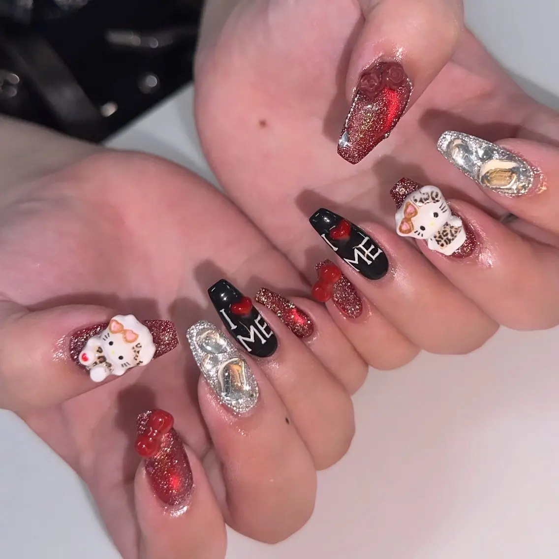 セミロング ハンドネイル 🦋Nail Amo🦋のネイルデザイン