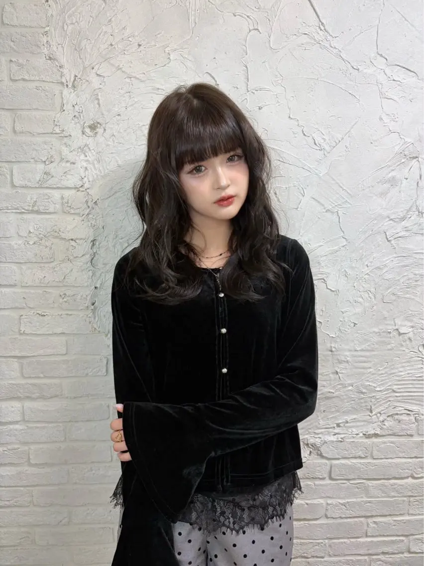 ミディアム カラー キッズ ベージュカラー ブラウンカラー ダブルカラー ミント ミントベージュ カット ヘアカラー トリートメント girly/ヘア メイクMitsukiのヘアスタイル