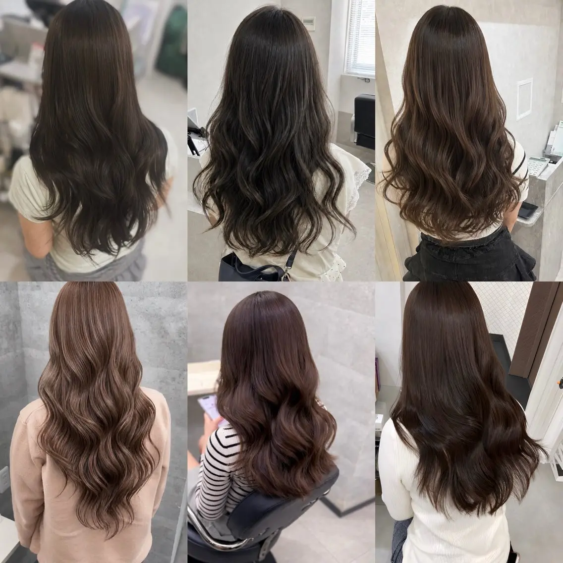 ロング カラー カット ヘアカラー トリートメント 🩵新宿ダブルカラー 🩵エクステのヘアスタイル