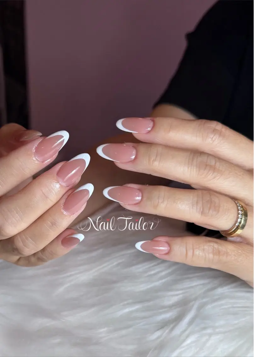 ネイル 長さ出し フレンチネイル ハンドネイル NailTailor ネイルテイラーのネイルデザイン