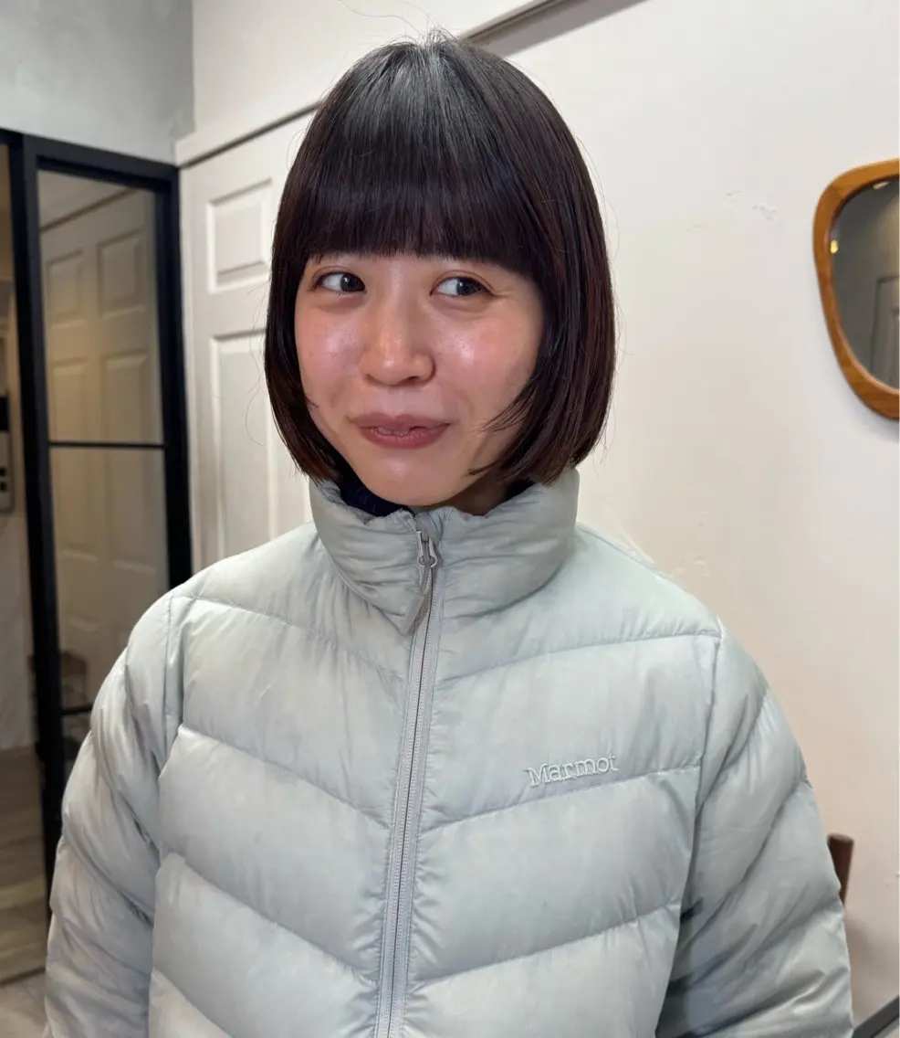 ショート ボブ 透明感カラー ☆akoのヘアスタイル