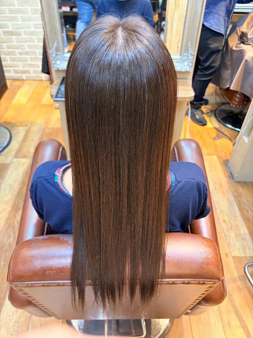 ロング 縮毛矯正 Soulag鶴見 Sora💈のヘアスタイル