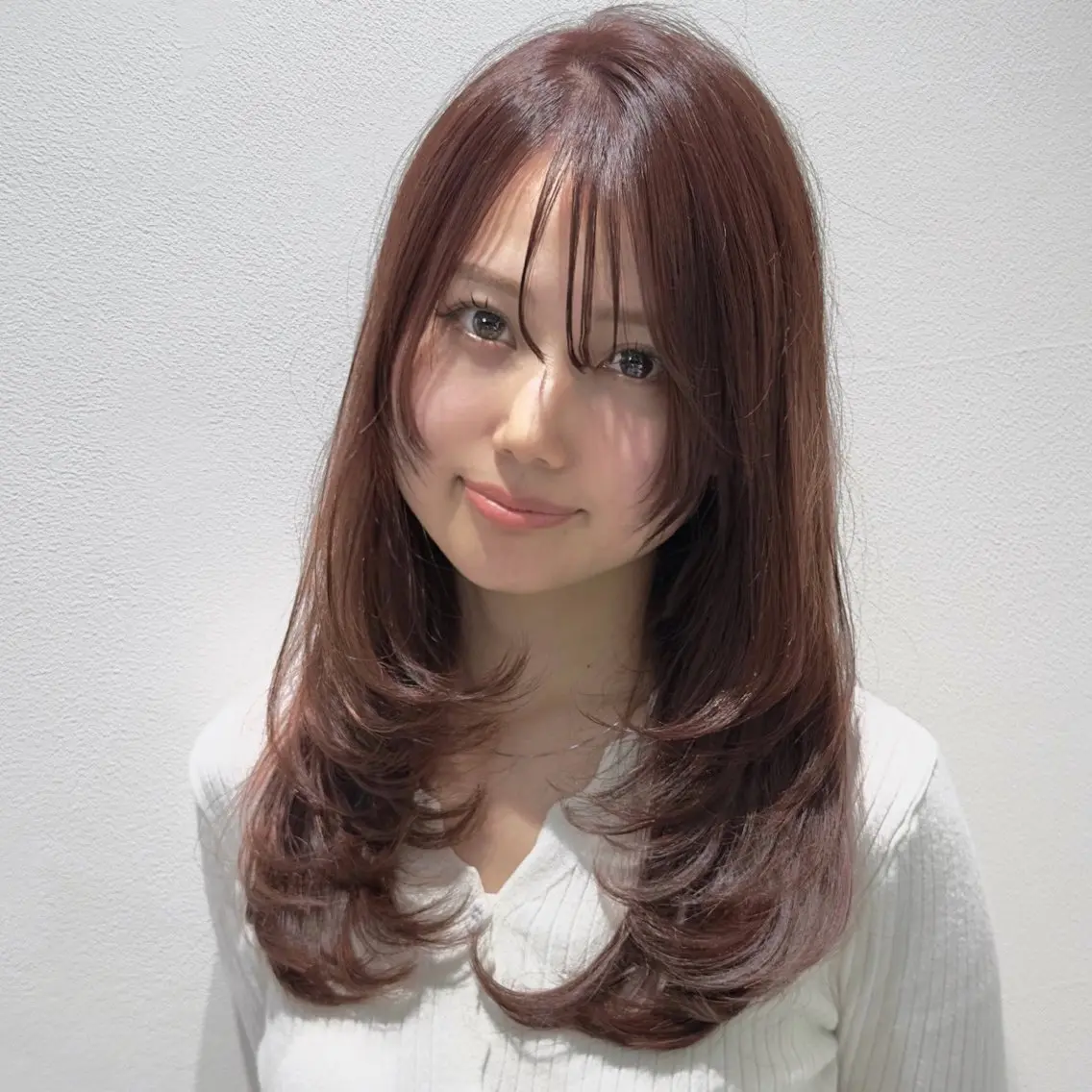 【透明感カラー+レイヤーカット+TR】注意事項の施術条件をお読みの上リクエスト願います【撮影モデル募集につき施術条件有】の写真