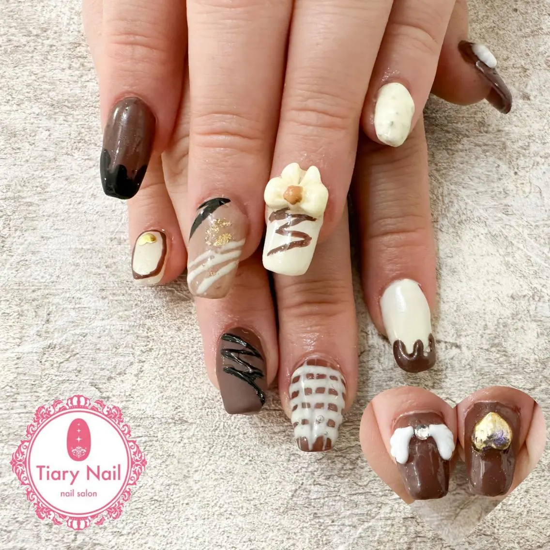 ネイル tiarynail K K🐼のネイルデザイン