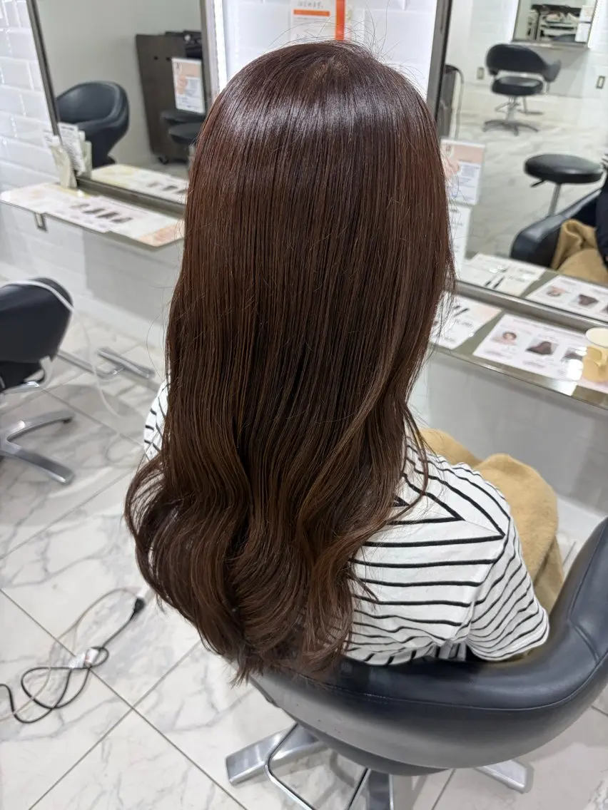 ロング カット ヘアカラー トリートメント 🫧透明感カラー 🫧Aoiのヘアスタイル