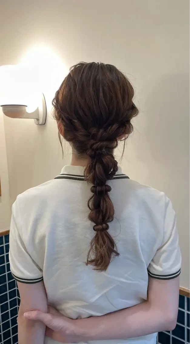 ヘアアレンジ はやし ちののヘアスタイル