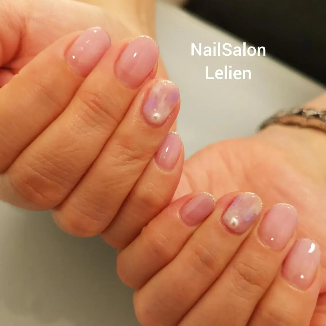 ネイル ピンク ネイルサロン Lelienルリエのネイルデザイン