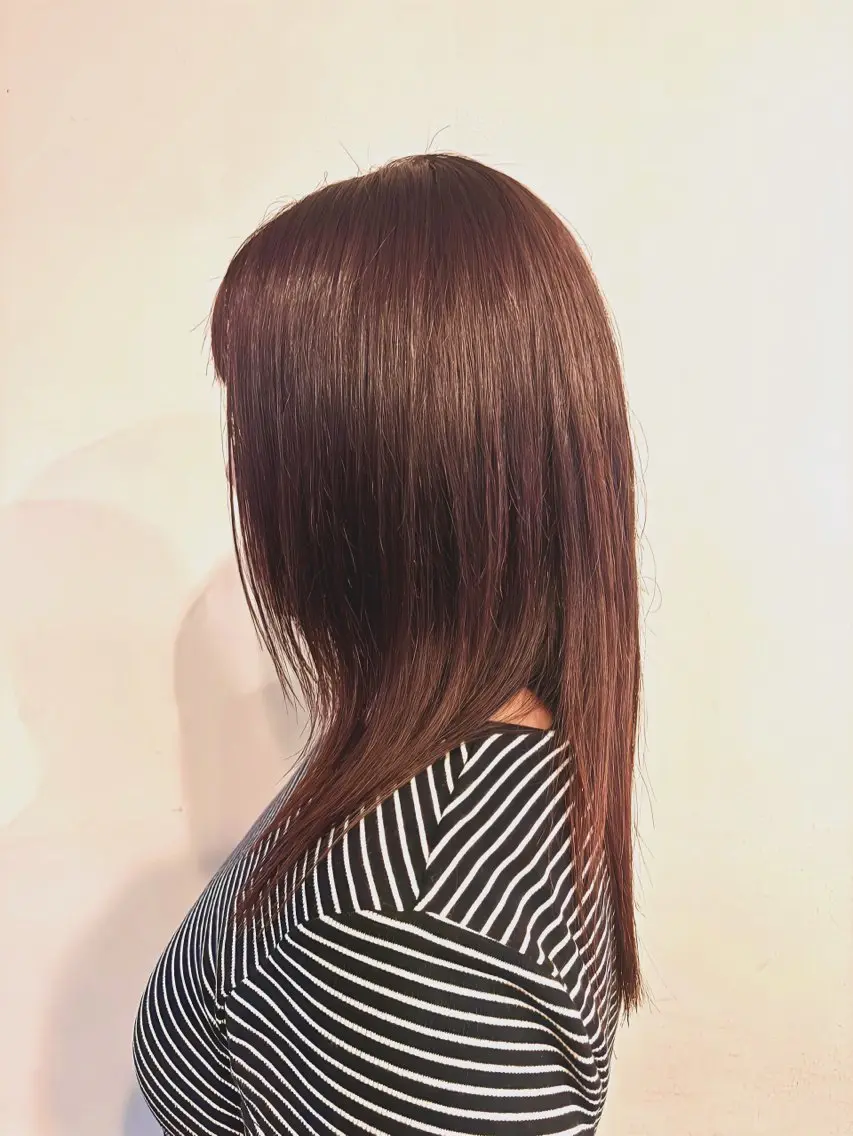 セミロング カラー 苫小牧美容師　戸塚 裕麻のヘアスタイル