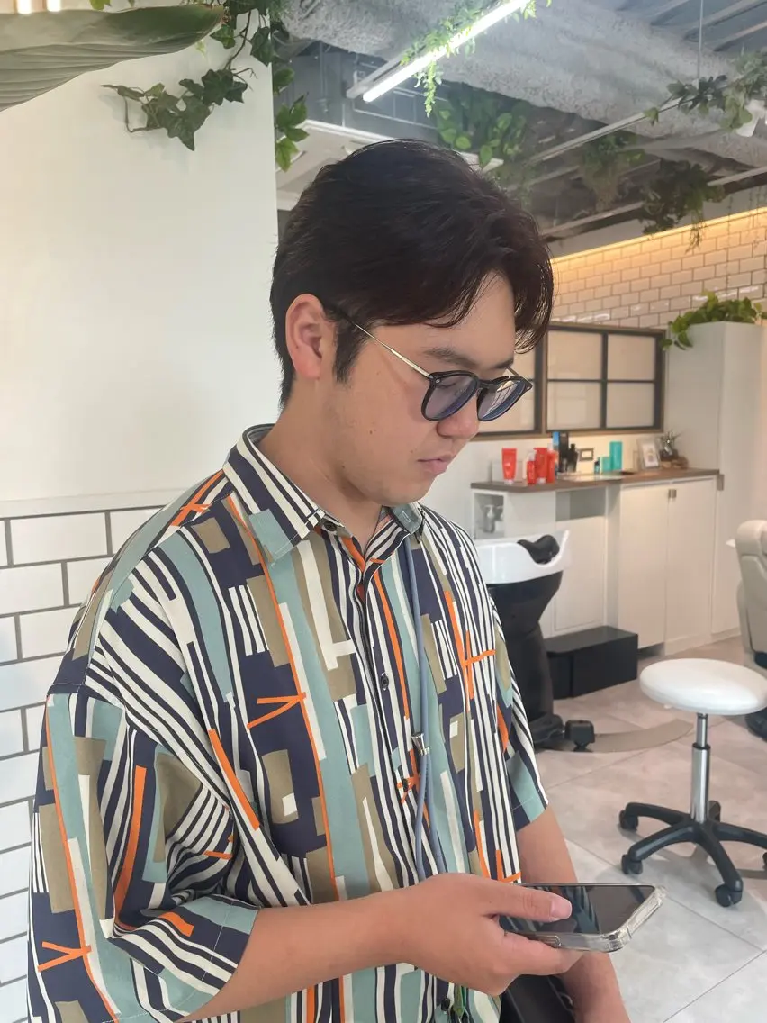 ショート カラー メンズ 松井 悠希のヘアスタイル