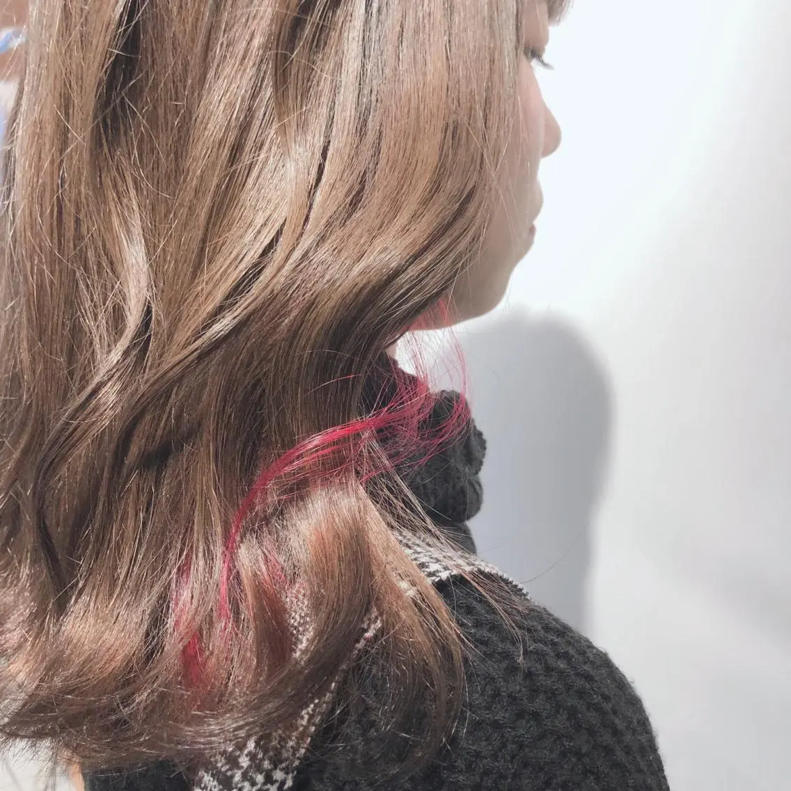 ミディアム レイヤーカット 川田くるみのヘアスタイル