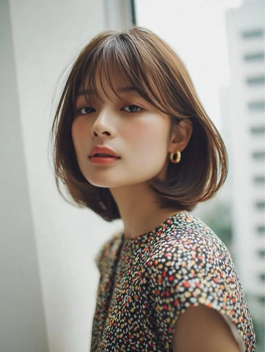 ショート カラー ヘアカラー 韓国×艶ハイトーンが かわいい✨️リオ🍒のヘアスタイル