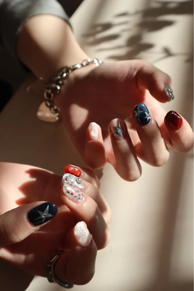 ネイル ボルドー ハンドネイル chika ／ nailのネイルデザイン