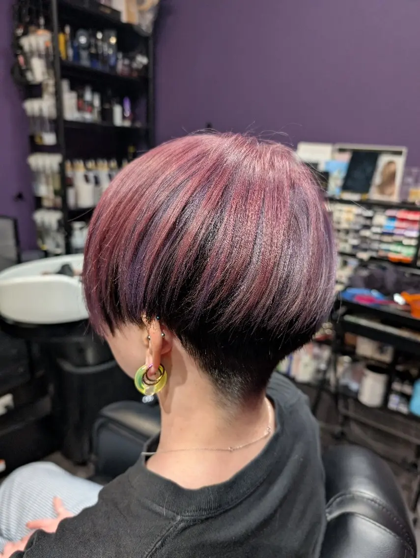 ショート カット ヘアカラー トリートメント 渡辺 康行のヘアスタイル