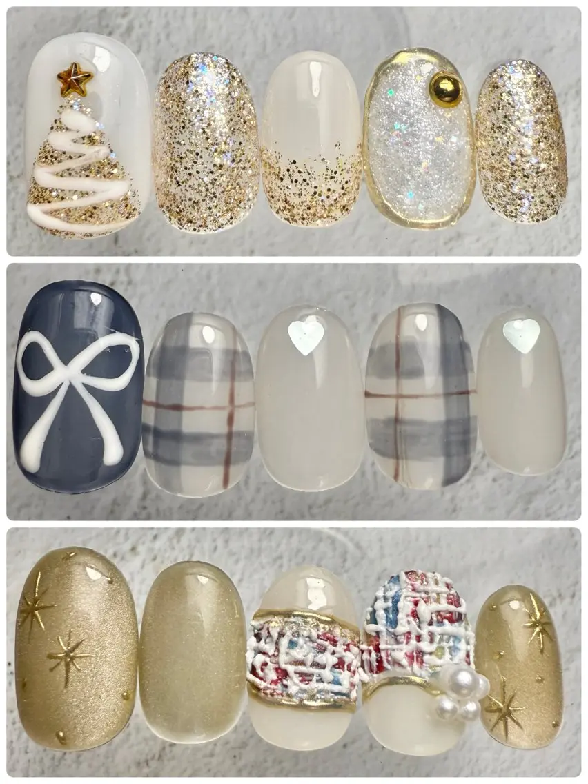 ネイル 冬ネイル クリスマス M. nailのネイルデザイン
