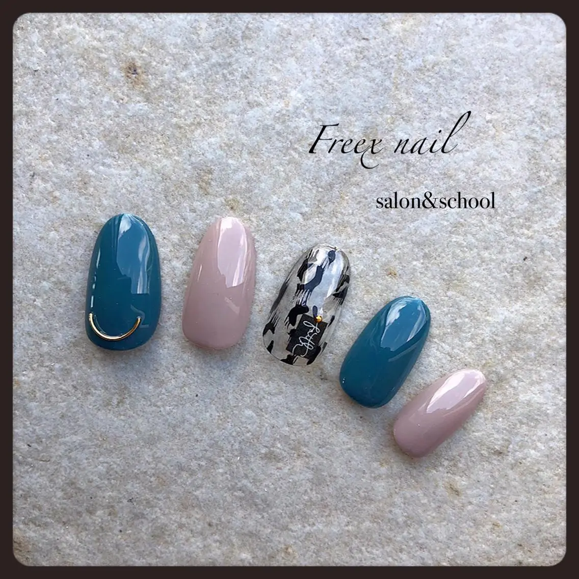 ネイル アニマル柄 freex nail /ニュアンス/個性派のネイルデザイン