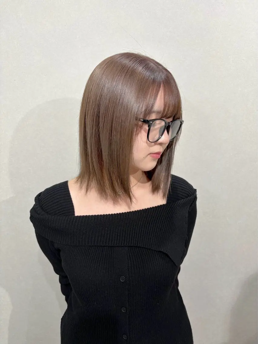 ミディアム カラー ヘアカラー Gritter / mayuのヘアスタイル