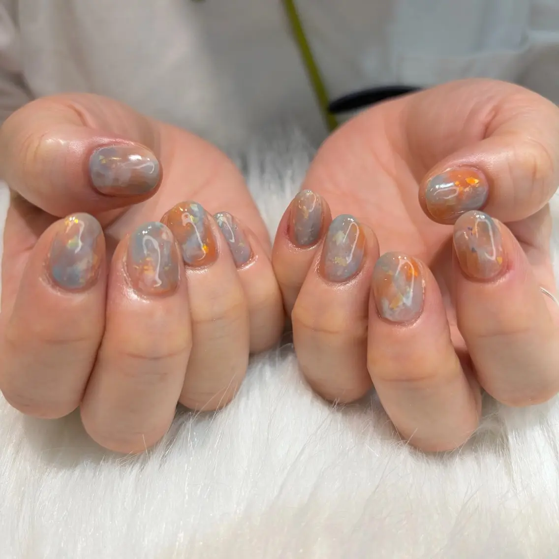 ネイル ハンドネイル MEI 🍑 nail OAKのネイルデザイン