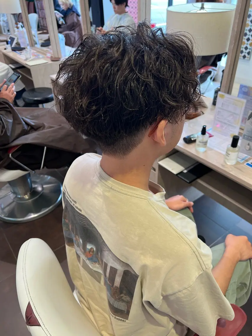 メンズ メンズパーマ 諸橋 陸斗のヘアスタイル