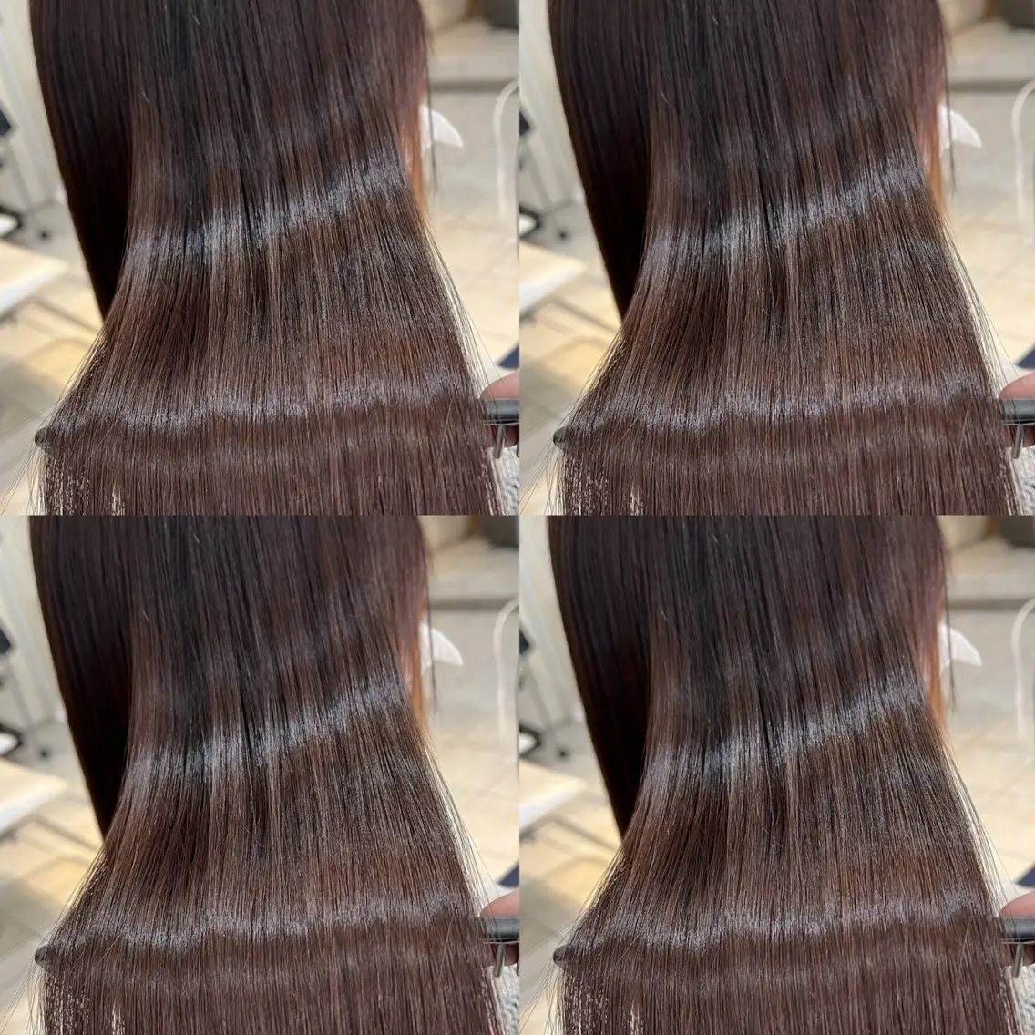 ロング カラー カット ヘアカラー 【髪質改善特化】 艶髪/透明感カラーのヘアスタイル