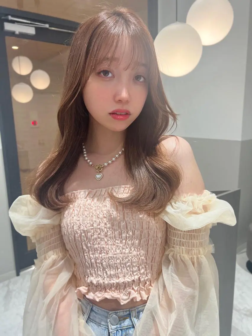 🌷人気No.1🌷韓国ヘア特化カット+透明感カラー+ミスト付5stepトリートメントの写真
