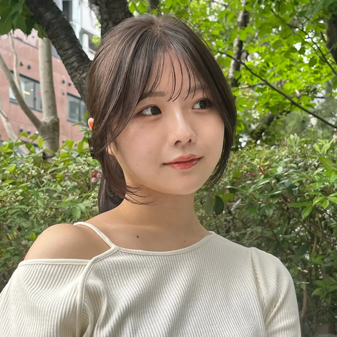 カラー 透明感カラー グレージュ 🌿大人可愛い🌿 |艶髪|たまちゃんのヘアスタイル