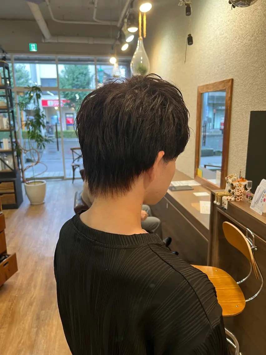 ショート メンズ カット ヘアカラー きむら なみか🪐のヘアスタイル
