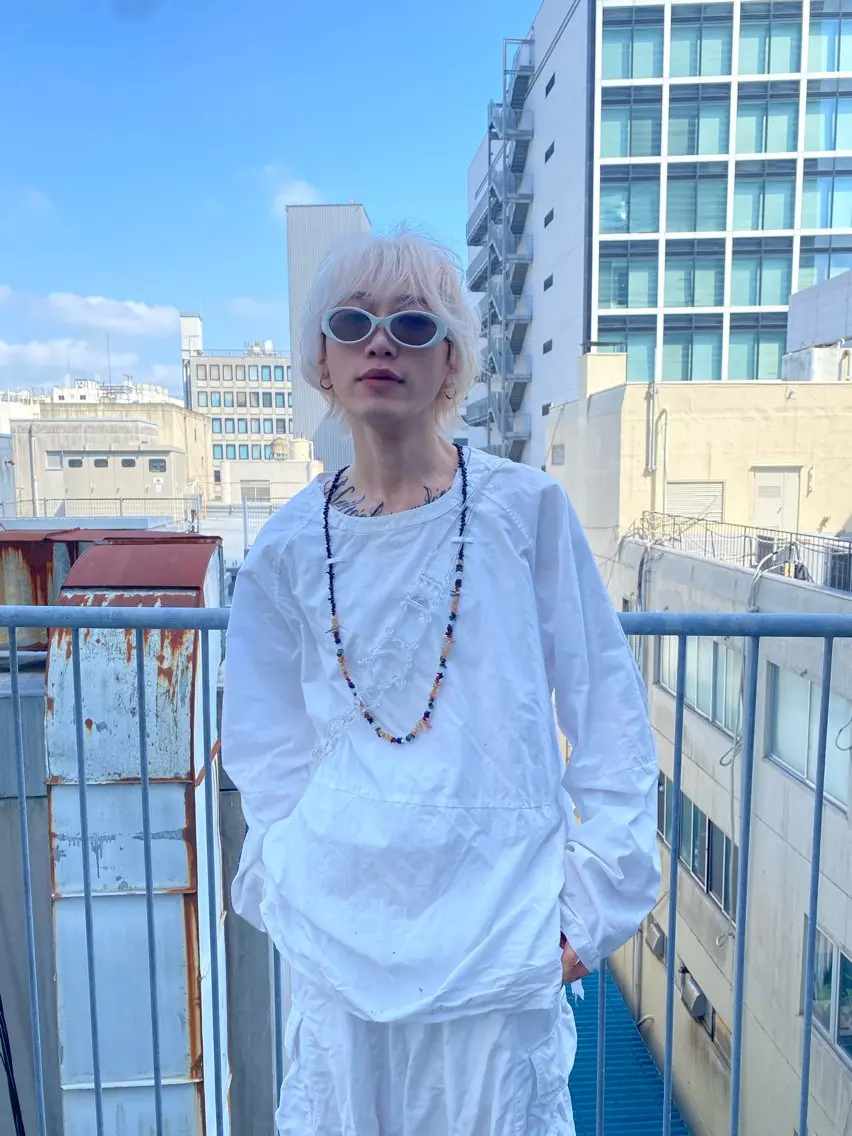 カラー メンズ メンズブリーチ メンズハイトーン ブリーチ ケアブリーチ ハイトーンカラー カット ヘアカラー トリートメント mai / linoah˚✧のヘアスタイル