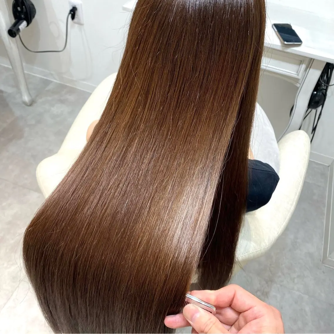 ✂️【カット+カラー】✨髪質改善✨髪質改善カラー&似合わせカット&プレトリートメント✂️の写真