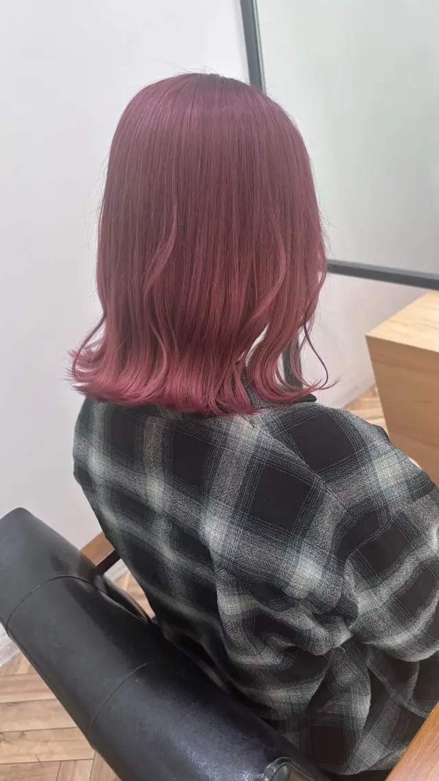 ミディアム ヘアカラー 🫧髪質改善🫧 神田紗来のヘアスタイル