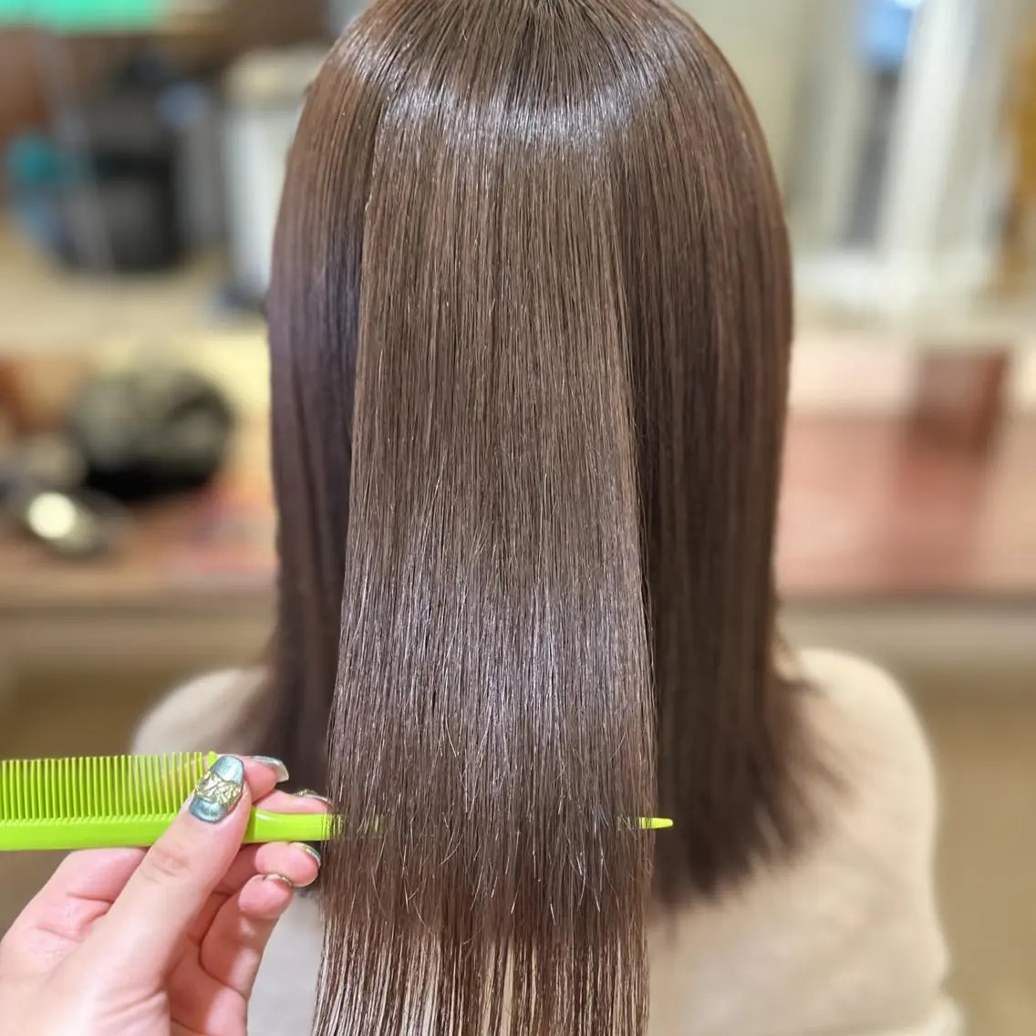 セミロング ヘアカラー トリートメント VanCouncil 札幌本店のヘアスタイル