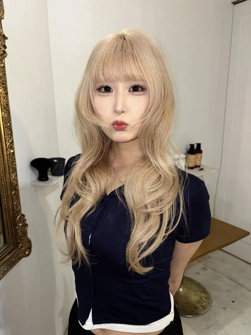 ロング ヘアカラー トリートメント レイヤー/ダブル カラー🌕YUKIのヘアスタイル