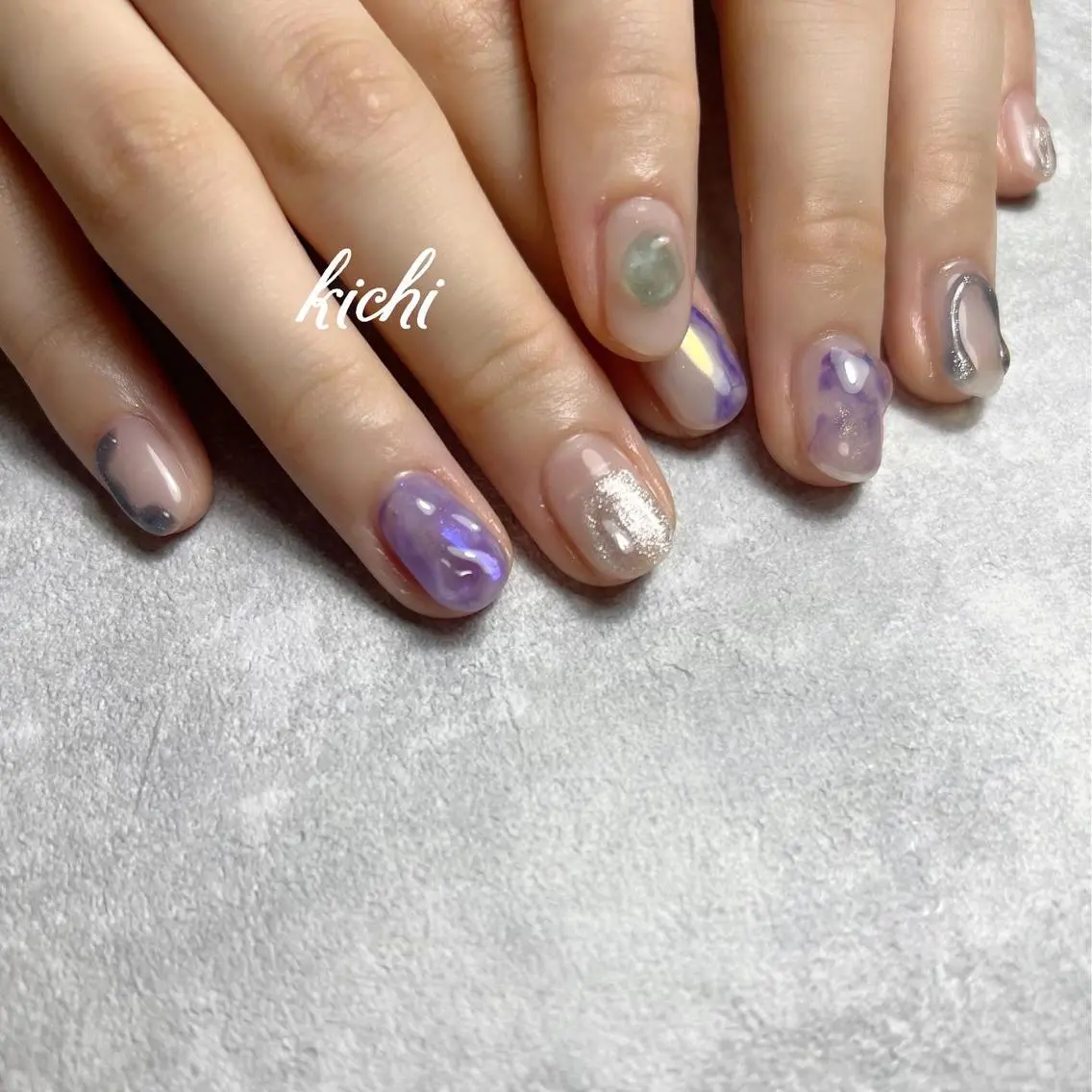 ネイル kichi･: *のネイルデザイン